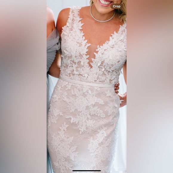 MIRA ZWILLINGER - VERONICA MERMAID DRESS (pre worn) XS/S or 2/4 - Picture 6 of 7